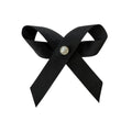 Ava Black Satin Hair Clip
