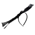 Coco-Feather Black Headband