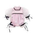 Coco-Pink Tulle Romper
