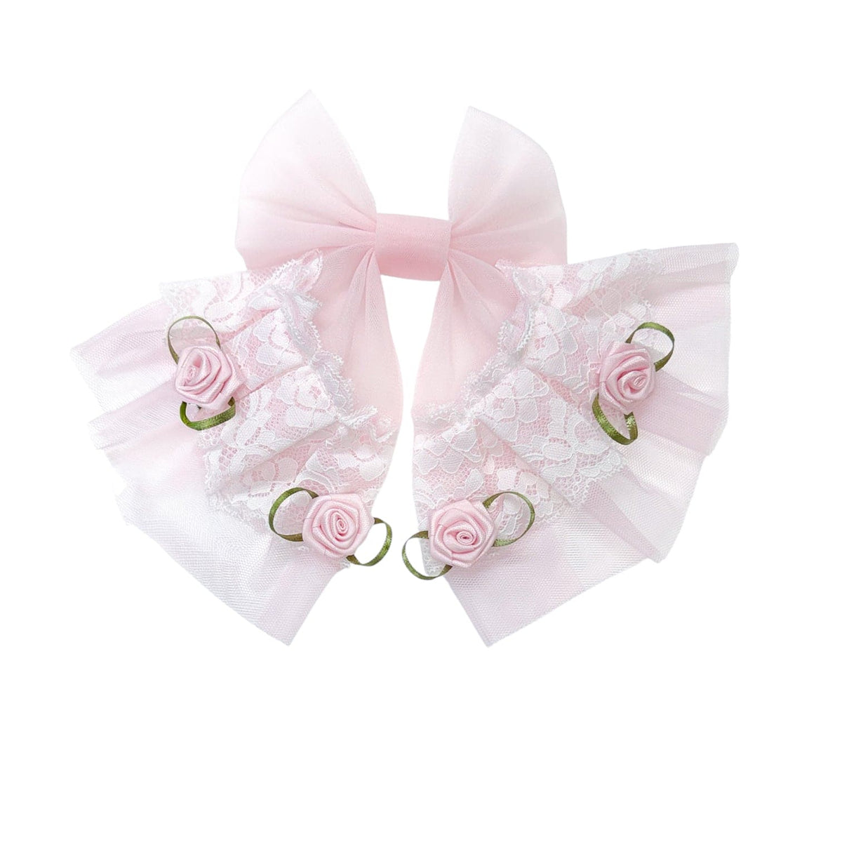 Harlow Pink Tulle Hair Bow