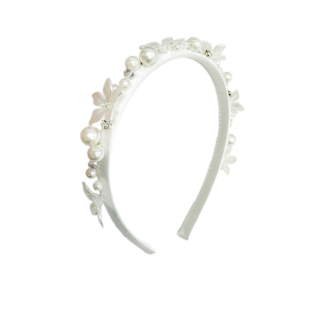 Jackie White Headband
