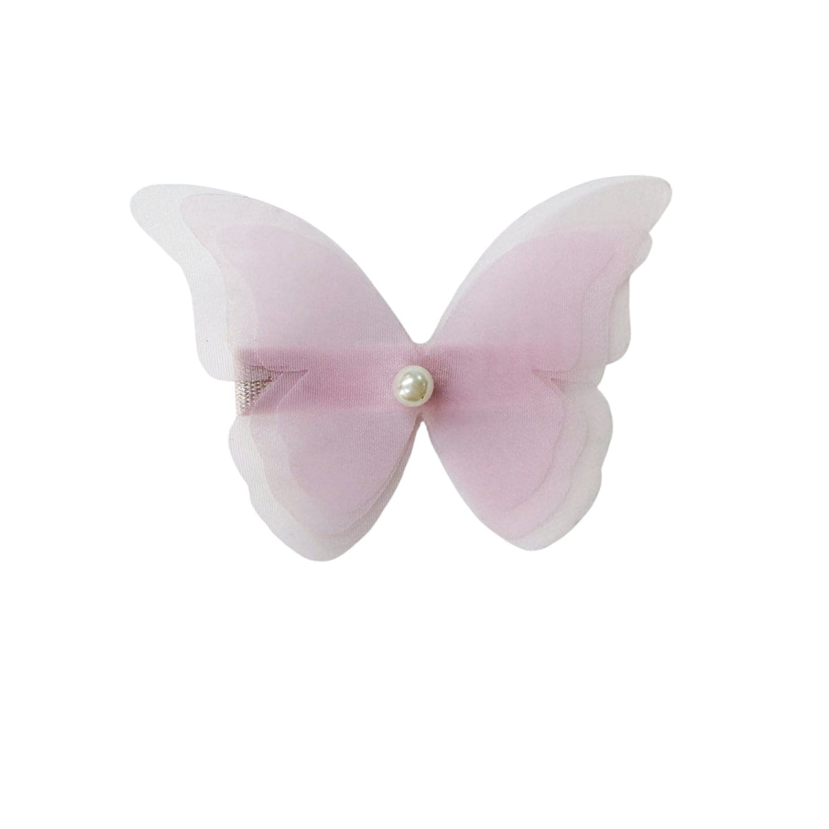 Pink Butterfly Hair Clip