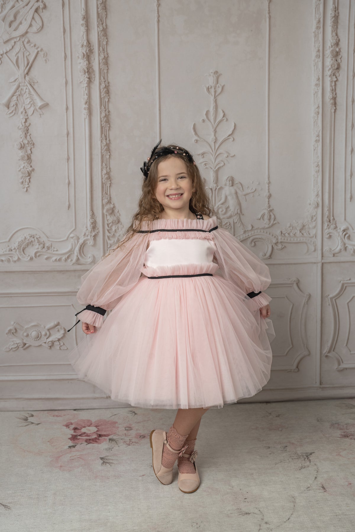 Coco-Pink Tulle Dress