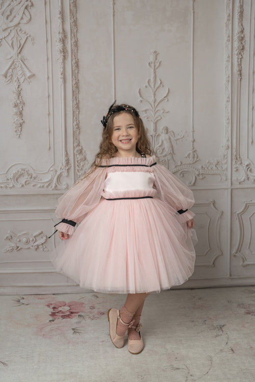 Coco-Pink Tulle Dress