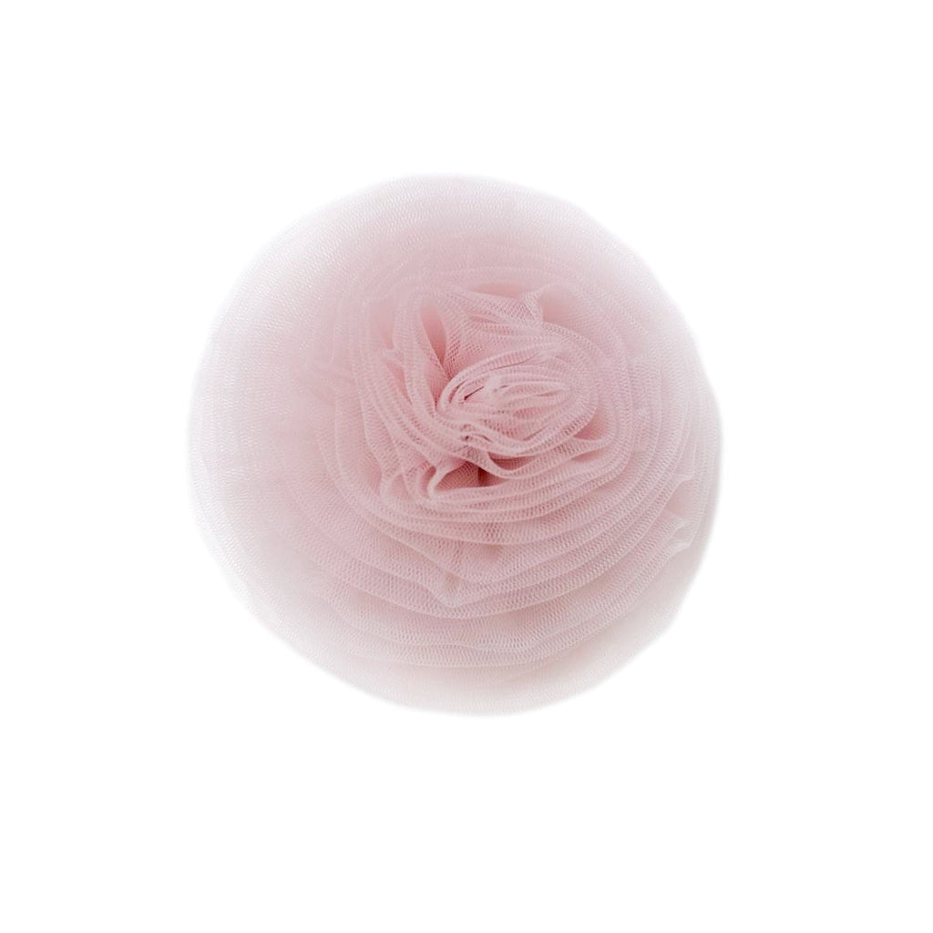 Rosa Pink Tulle Flower Hair Clip by Petite Maison kids