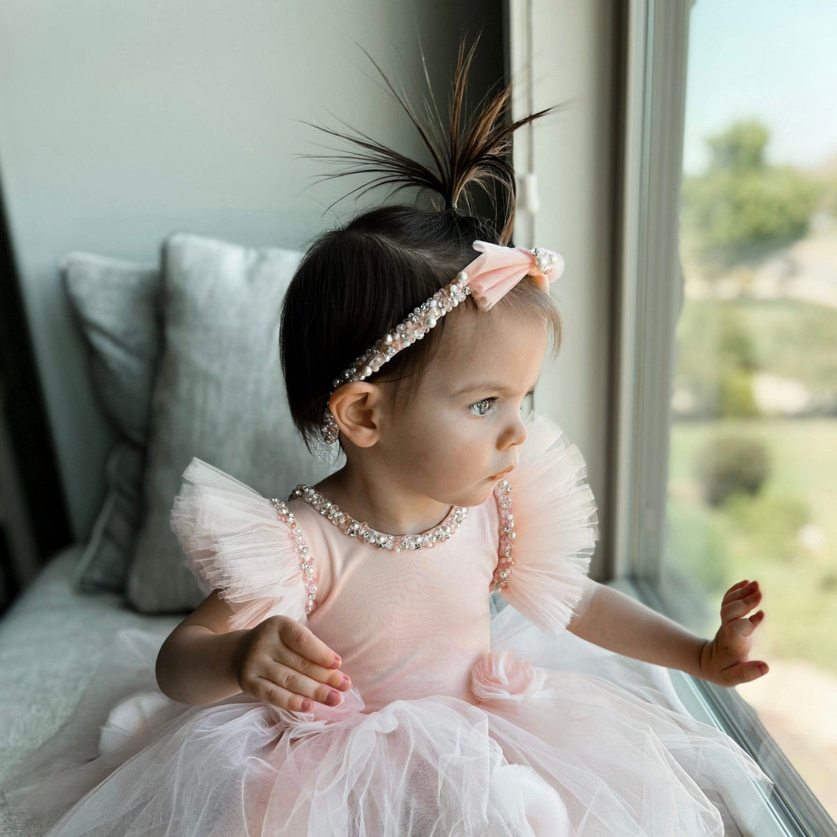 Sugar Plum Jeweled Baby Headband