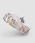 Swan Crown girls headband with embroidered swan, floral, bead and crystal details by House of Carousél
