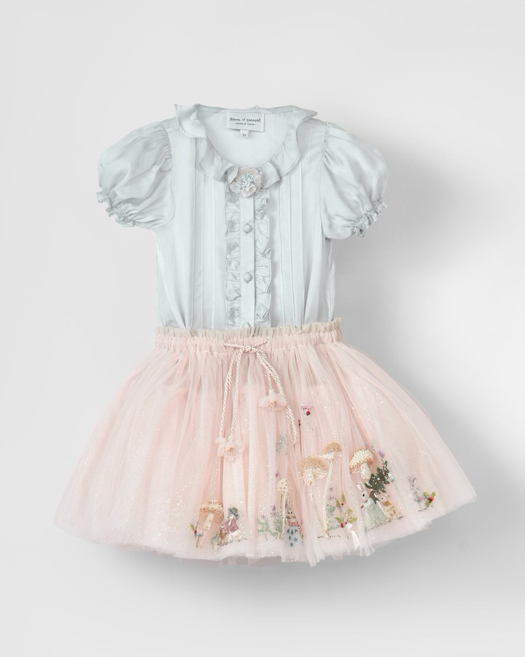 Tales of the Bunny Parade girls blouse and tutu skirt set by House of Carousél available at House of Aura Lebanon