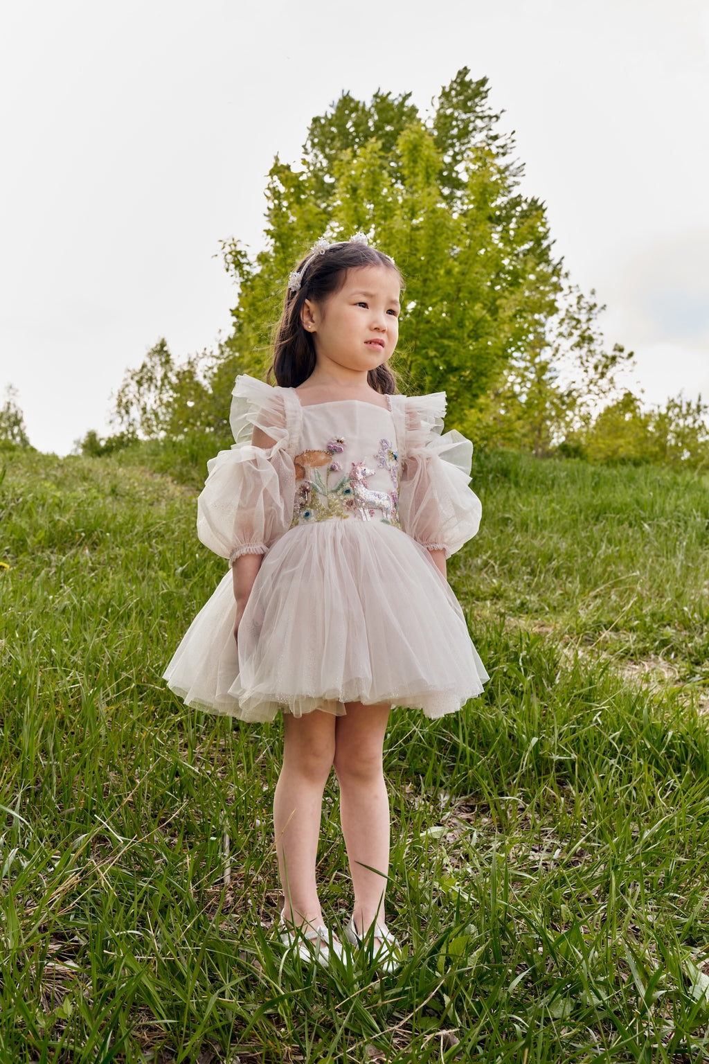 Unicorn Meadow Dress by House of Carousél available at House of Aura Lebanon