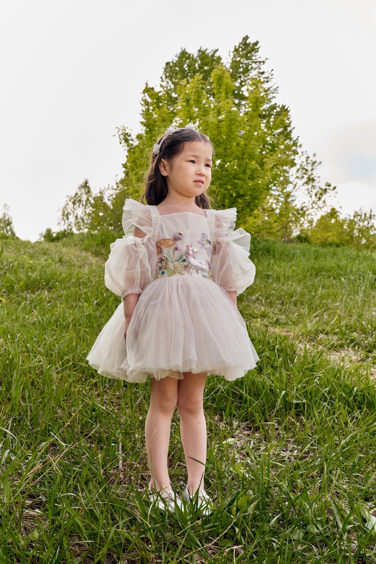 Unicorn Meadow Dress by House of Carousél available at House of Aura Lebanon